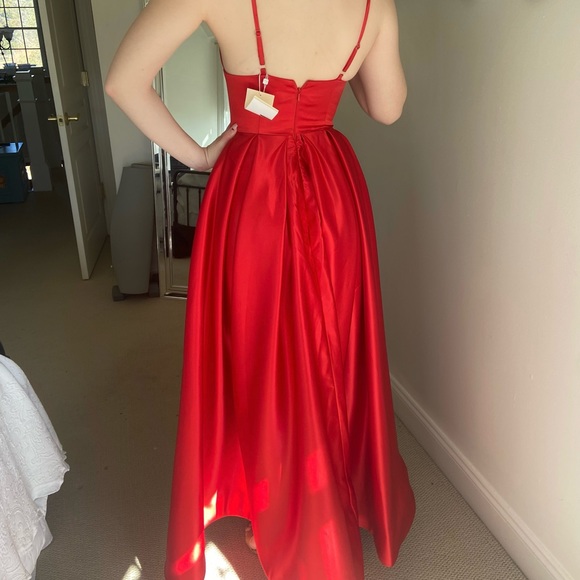 A-line Minimalist Prom Formal Evening Dress - Picture 3 of 3